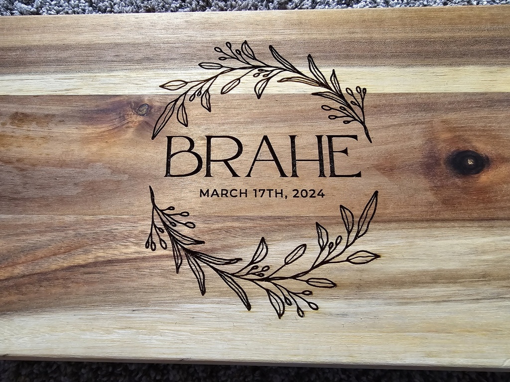 BRAHE Commemorative Serving Board (Standard)